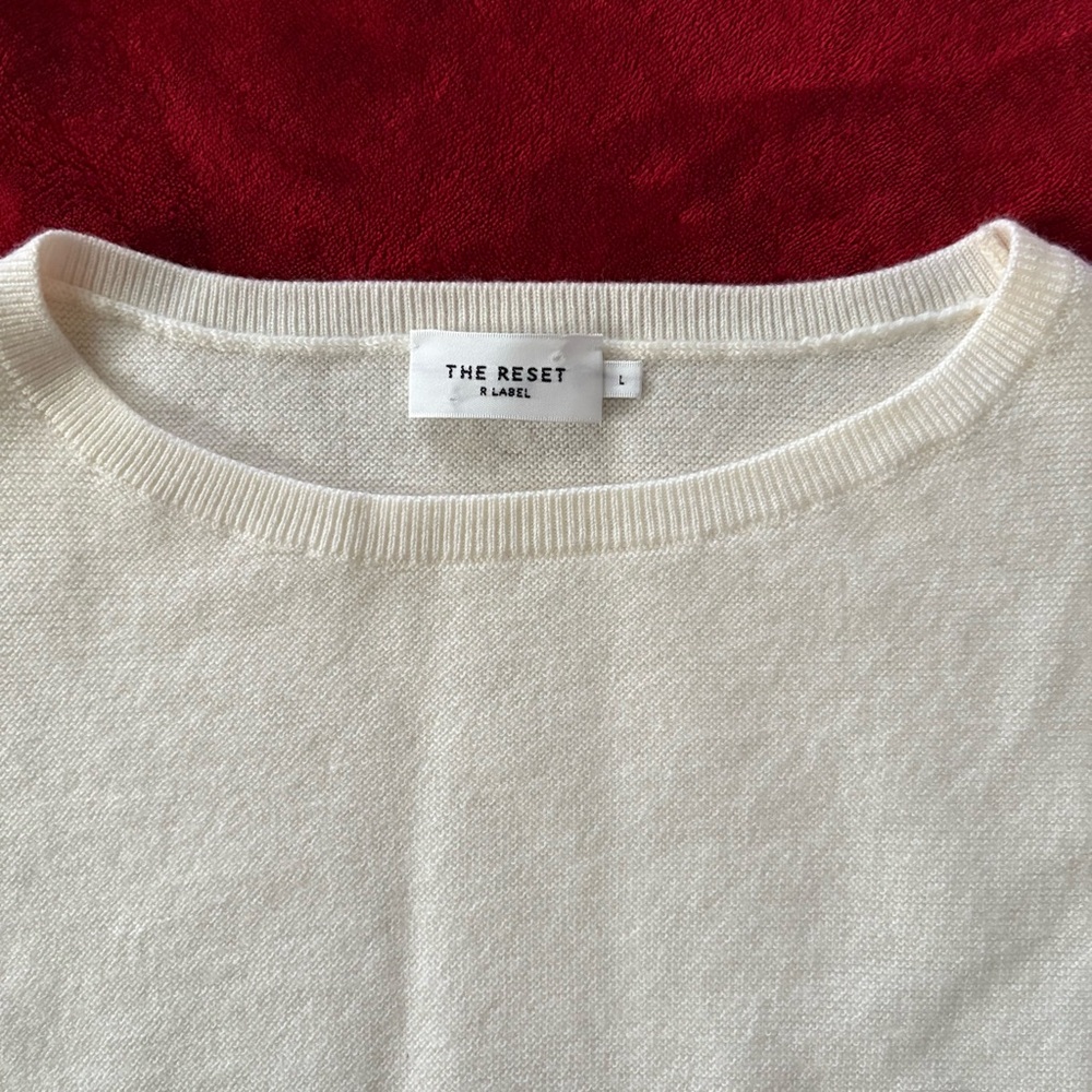 The Reset R Label Wool Pullover Size Large - Picture 4 of 9